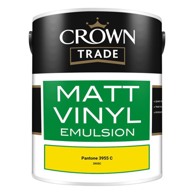Crown Trade Vinyl Matt Walls & Ceilings Emulsion Paint Pantone 3955 C ...