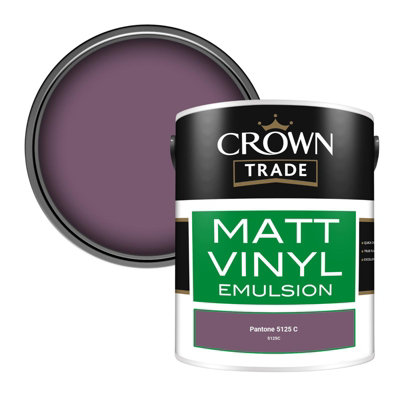 Crown Trade Vinyl Matt Walls & Ceilings Emulsion Paint Pantone 5125 C ...