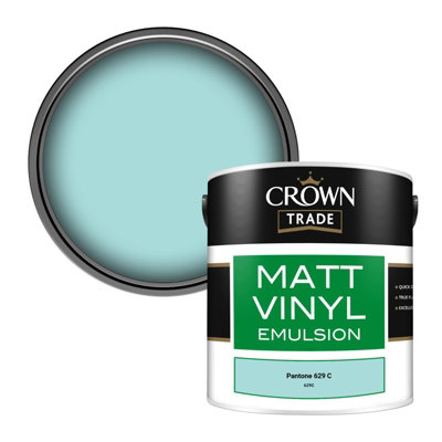 Crown Trade Vinyl Matt Walls & Ceilings Emulsion Paint Pantone 629 C ...