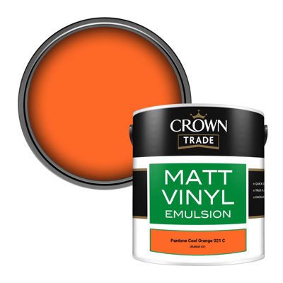 Crown Trade Vinyl Matt Walls & Ceilings Emulsion Paint Pantone Cool ...