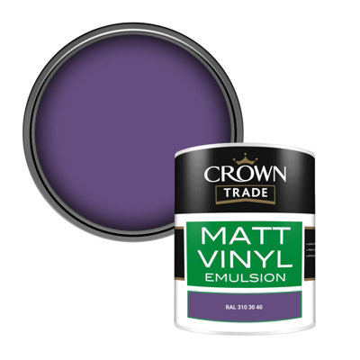 Crown Trade Vinyl Matt Walls & Ceilings Emulsion Paint RAL 310 30 40 ...