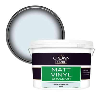CROWN TRADE VINYL MATT WALLS & CEILINGS EMULSION PAINT WHISPER OF ...
