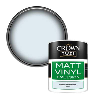 Crown Trade Vinyl Matt Walls & Ceilings Emulsion Paint Whisper of ...
