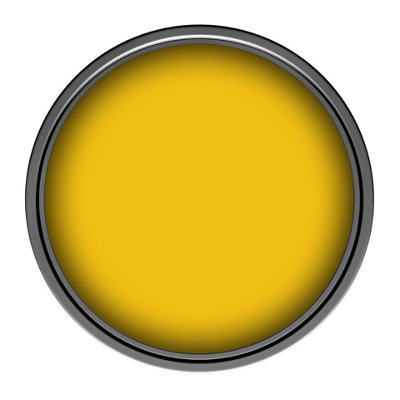 Crown Trade Vinyl Matt Walls & Ceilings Emulsion Paint Yellow Canary BS ...