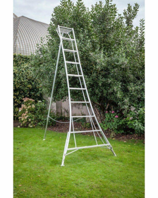 Crown Tripod Ladder 3 Adjustable Legs - 1.8m (6ft) + 3 RUBBER FEET