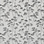 Crown Tulsa Sprig Light Grey & Black Glitter Wallpaper M1537