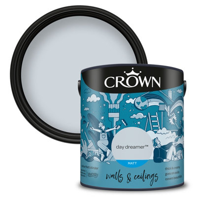 Crown Walls & Ceilings Matt Emulsion Paint Day Dreamer - 2.5L