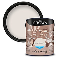 Crown Walls & Ceilings Matt Emulsion Paint Organic Cloth - 5L