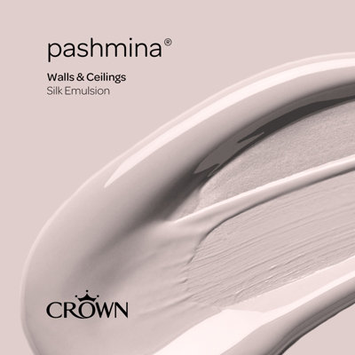 Crown Walls & Ceilings Silk Emulsion Paint Pashmina - 2.5L