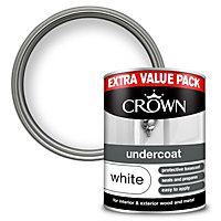Crown Wood & Metal Undercoat White - 1.25L