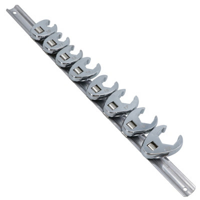 Crows Foot Crowfeet Crowfoot  8pc 3/8in drive Metric sizes 10mm to 22mm