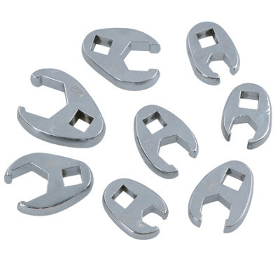 Crows Foot Crowfeet Crowfoot  8pc 3/8in drive Metric sizes 10mm to 22mm