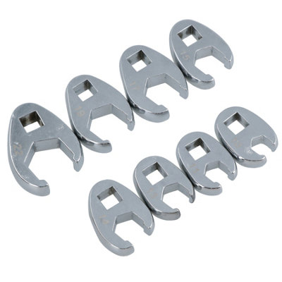 Crows Foot Crowfeet Crowfoot  8pc 3/8in drive Metric sizes 10mm to 22mm