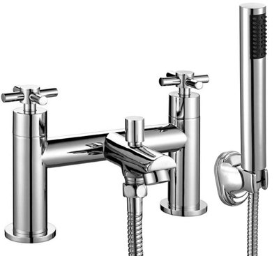 Crox Modern Bath Shower Mixer Tap Chrome