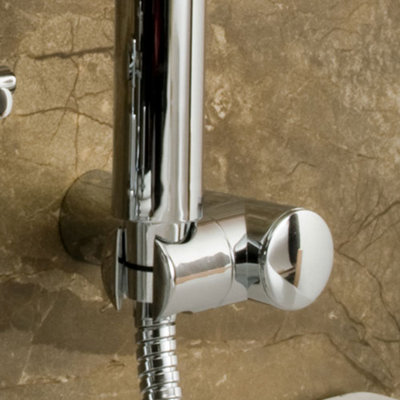 Crox Modern Bath Shower Mixer Tap Chrome - 7