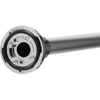Croydex Aluminium Shower Curtain Telescopic Rod Silver (One Size)