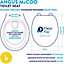 Croydex Angus McCoo Flexi-Fix™ Toilet Seat by Steven Brown Art
