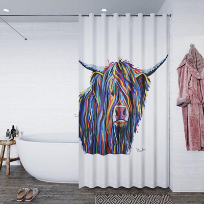 Croydex Angus McCoo Shower Curtain - Steven Brown