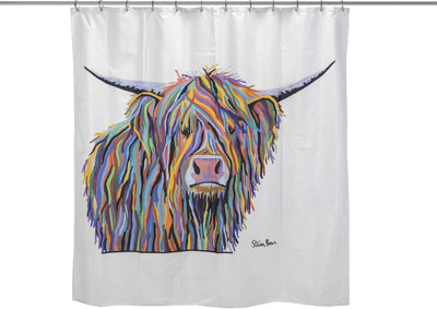 Croydex Angus McCoo Shower Curtain - Steven Brown