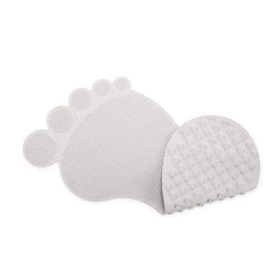 Croydex Big Foot Rubber Bath Mat - White