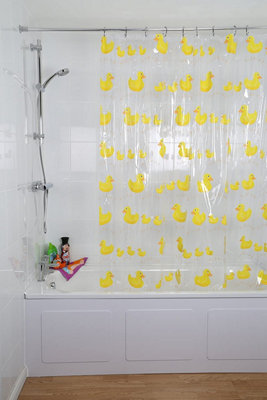 Duck shower outlet curtains