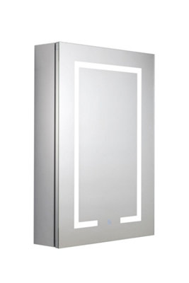 Croydex Carlton Single Illuminated Cabinet 700x500x127mm