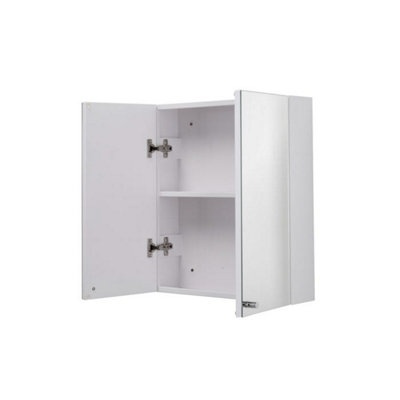 Croydex Carra Double Door Stainless Steel Cabinet