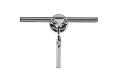 Croydex Deluxe Squeegee Chrome DIY at B&Q