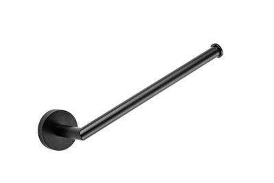 Croydex Epsom Black Flexi-Fix™ - Towel Bar