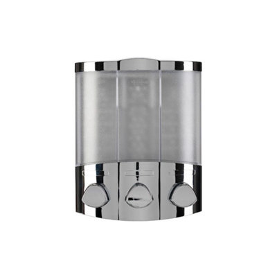 Croydex Euro Dispenser Trio Chrome