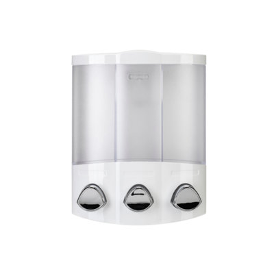 Croydex Euro Dispenser Trio White
