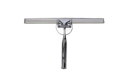 Croydex FlexiFix Squeegee Chrome DIY at B&Q