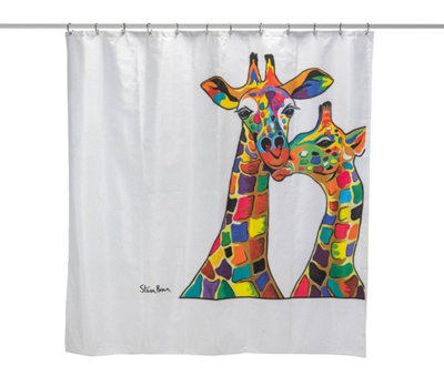 Croydex Francie & Josie Shower Curtain - Steven Brown