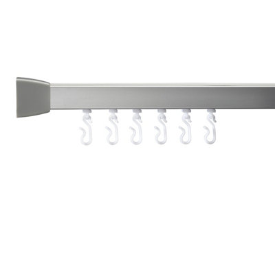 Croydex Gelson 85200 Mod 4 800 Shower Rail Silver 1830mm