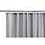 Croydex Grey Textile Shower Curtain