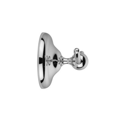 Croydex Grosvenor Flexi-Fix Chrome Double Robe Hook - 3