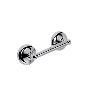 Croydex Grosvenor Flexi-Fix Chrome Spindle Toilet Roll Holder
