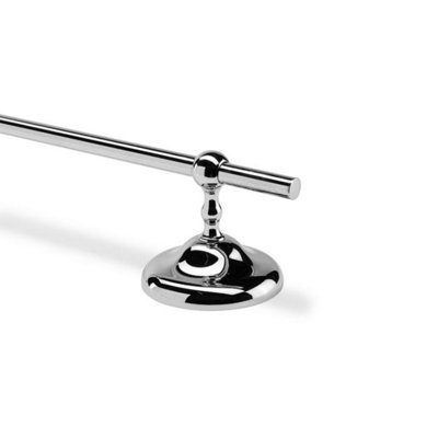 Croydex Grosvenor Flexi-Fix Chrome Towel Rail
