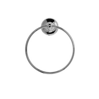 Croydex Grosvenor Flexi-Fix Chrome Towel Ring
