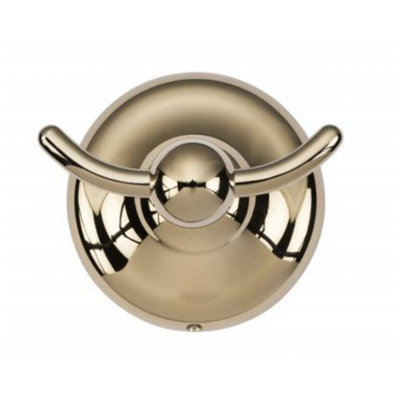 Croydex Grosvenor Gold Bathroom Robe Dressing Gown Hook Traditional QM701703