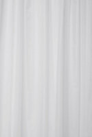 Croydex Hygiene 'N' Clean Plain Textile Shower Curtain - White