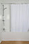 Croydex Hygiene 'N' Clean Plain Textile Shower Curtain - White