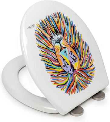 Croydex Lewis McZoo Flexi-Fix™ Toilet Seat-Steven Brown - 5