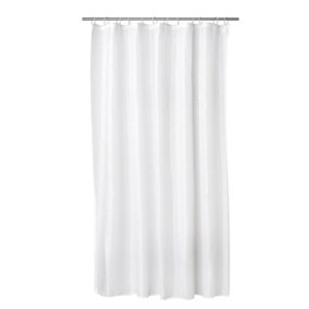 Croydex PVC Shower Curtain White (1.8 x 1.8m)