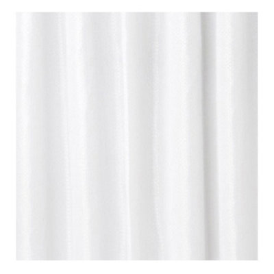 Croydex PVC Shower Curtain White (1.8 x 1.8m)