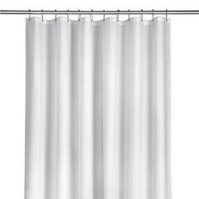 Croydex Textile Shower Curtain Ivory (One Size)