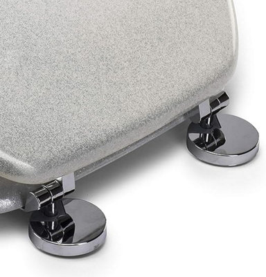 Croydex White Quartz  Flexi-Fix™ Toilet Seat