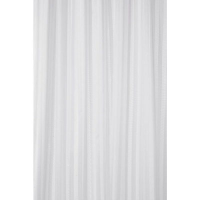 Croydex Woven Stripe Shower Curtain