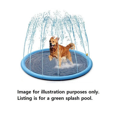 Crufts Dog Splash Sprinkler Splash Pet Cooling Pool 100cm