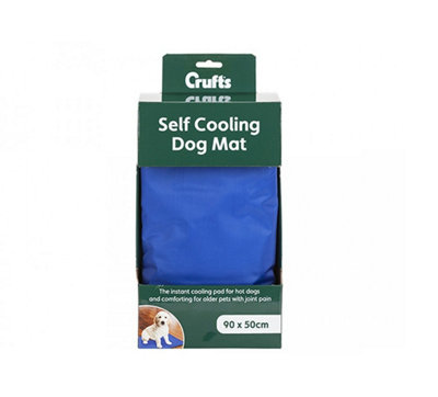 Crufts Pet Cooling Mat Large Self Cooling Pad 90 x 50cm